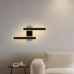 Elegant Black LED Wall Light – Warm White Illumination for Any Room
