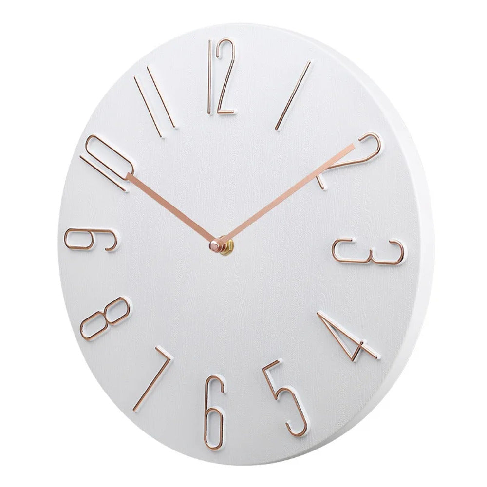 Stylish Minimalist Wall Clock - Silent for Home and Office