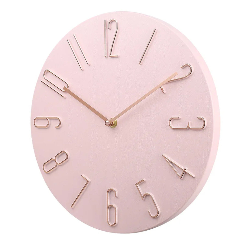 Stylish Minimalist Wall Clock - Silent for Home and Office