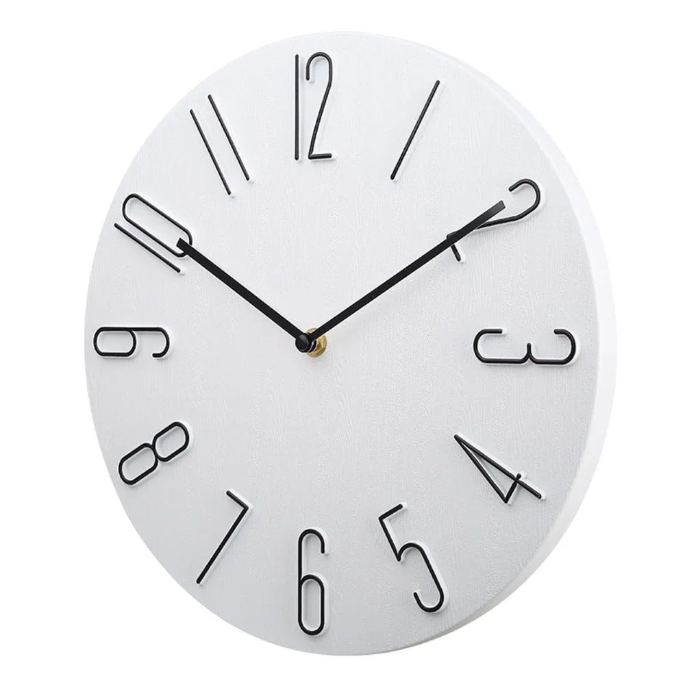 Stylish Minimalist Wall Clock - Silent for Home and Office