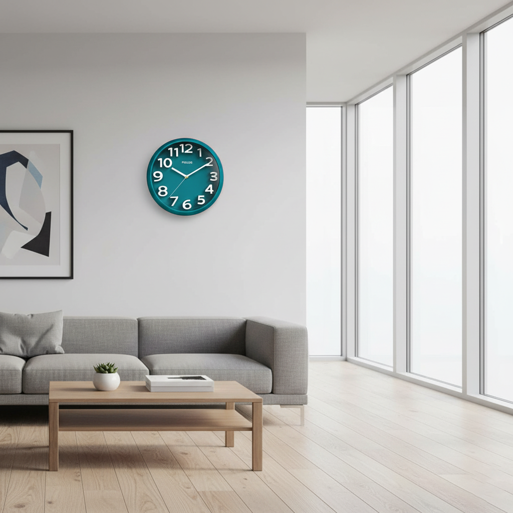 Elegante Wanduhr im Minimalisten-Design – 30 cm Durchmesser