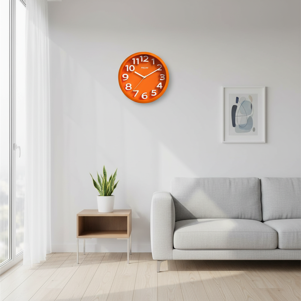 Elegante Wanduhr im Minimalisten-Design – 30 cm Durchmesser