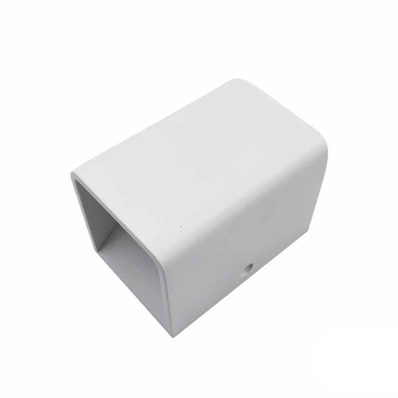 Elegant RGB LED Wall Lamp with Remote Control - Square Aluminum Light for Living Spaces