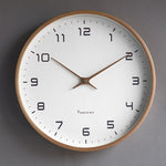 Elegant Wooden Wall Clock in Scandinavian Style – Timeless Design for Every Home