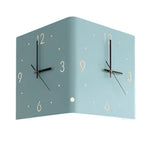 Elegant LED Wall Clock with Automatic Illumination – Minimalist for Bedrooms and Hallways