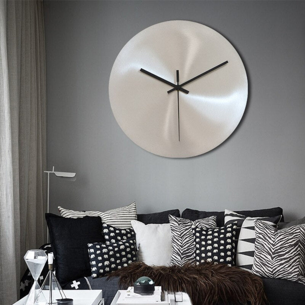 Elegant Stainless Steel Wall Clock – Minimalist Design for Your Home