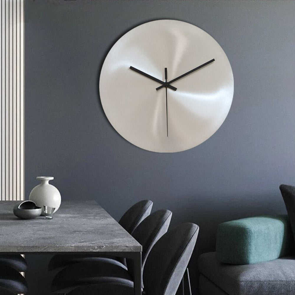 Elegant Stainless Steel Wall Clock – Minimalist Design for Your Home