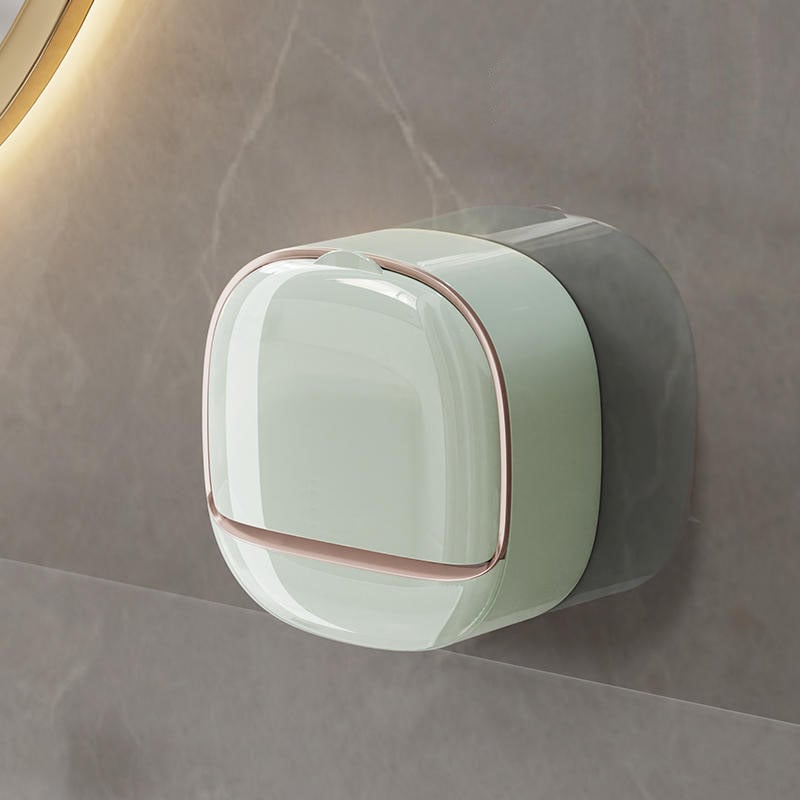 Elegant Wall-Mounted Soap Dish with Drip Tray – Stylish Soap Holder for Your Bathroom