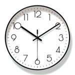 Elegante Wanduhr mit geräuschlosem Mechanismus – Stilvolle Innenuhr für Wohnzimmer und Büro