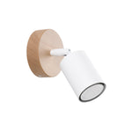 Elegant Wall Lamp Made of Wood and Metal – Stylish Lighting for Your Home