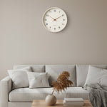 Elegant Scandinavian Style Wooden Wall Clock with Silent Movement