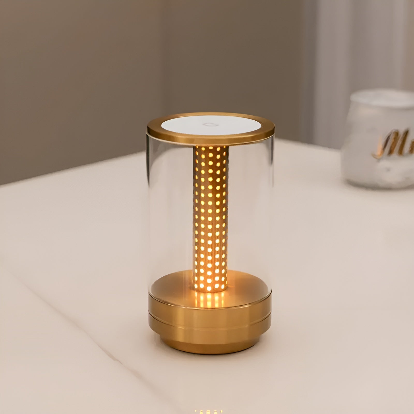 Moderne LED Tischlampe mit Touch-Steuerung und 3 Lichtmodi