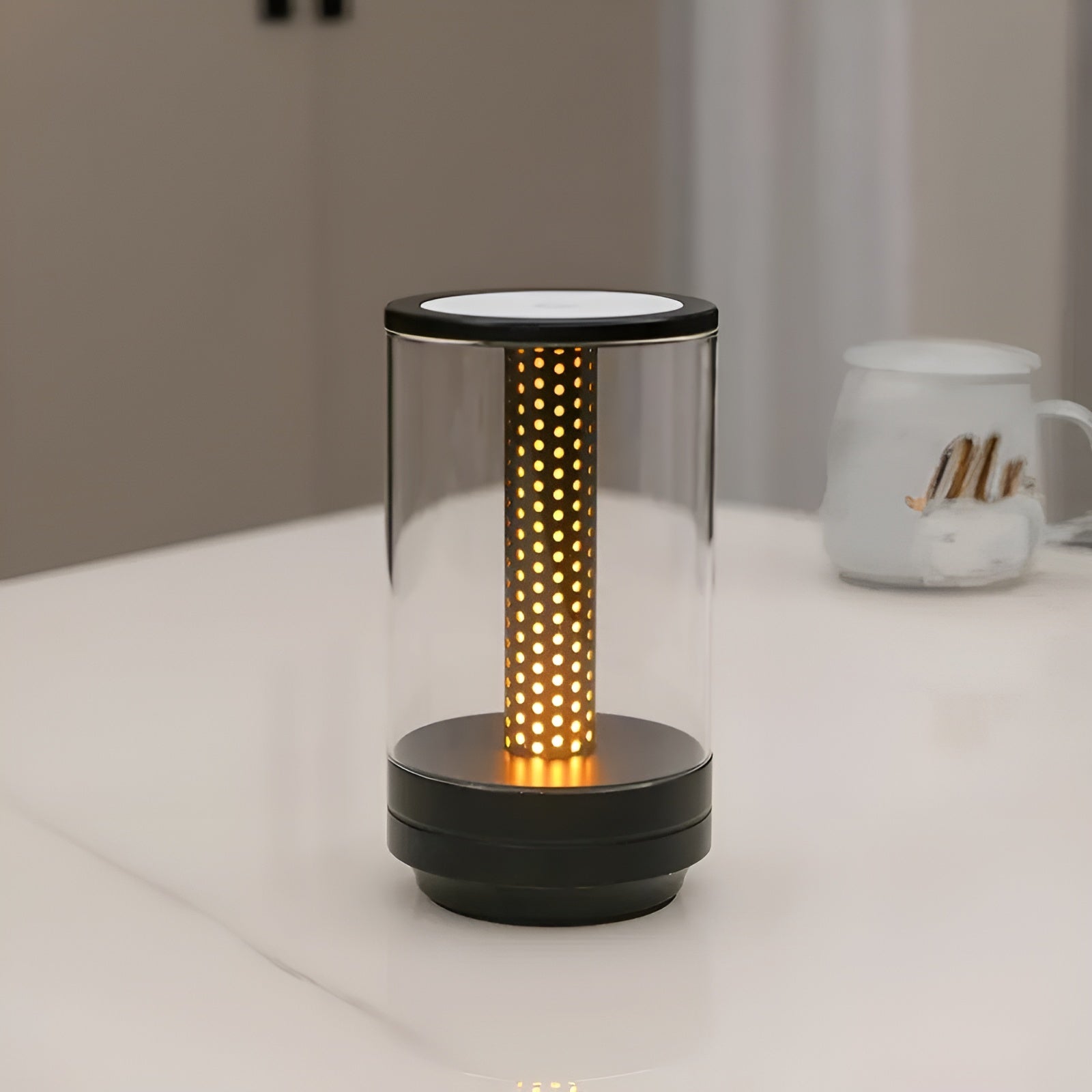 Moderne LED Tischlampe mit Touch-Steuerung und 3 Lichtmodi