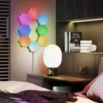 Flexibles Hexagon-Wandlichtset mit Smartsteuerung – 16 Millionen Farben