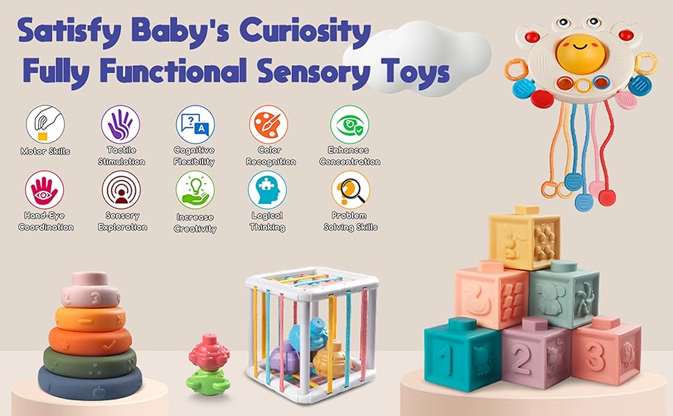 Montessori Sinneserlebnis Spielzeug für Babys