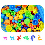 Kreatives Montessori Bauklötze-Set – 296-teiliges Puzzle für Kinder