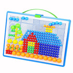 Kreatives Montessori Bauklötze-Set – 296-teiliges Puzzle für Kinder