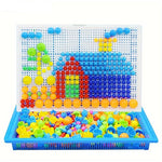 Kreatives Montessori Bauklötze-Set – 296-teiliges Puzzle für Kinder