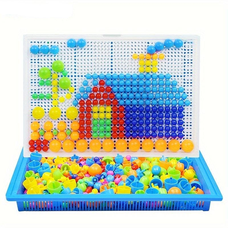 Kreatives Montessori Bauklötze-Set – 296-teiliges Puzzle für Kinder