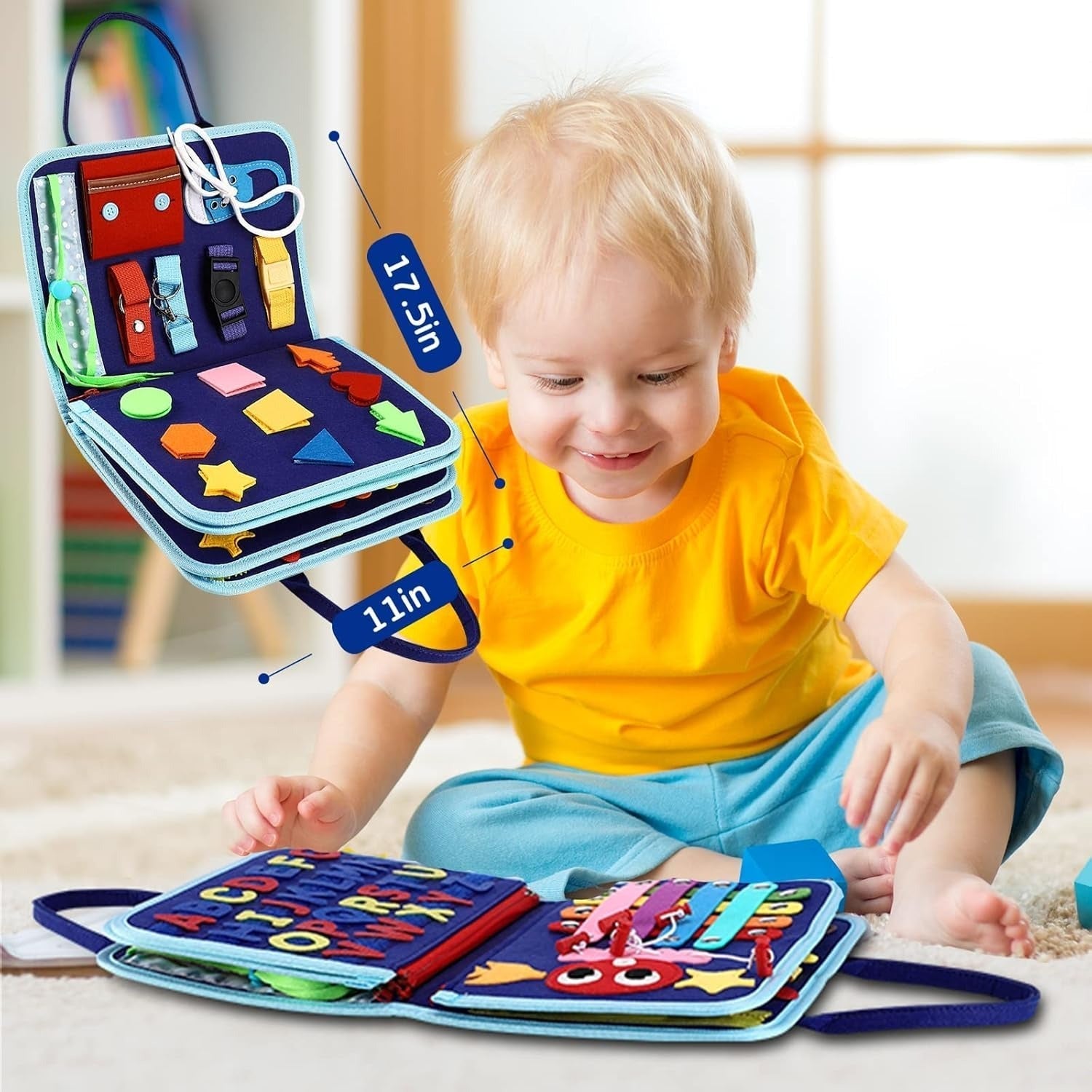Montessori Beschäftigungsbrett - Verbesserte Version