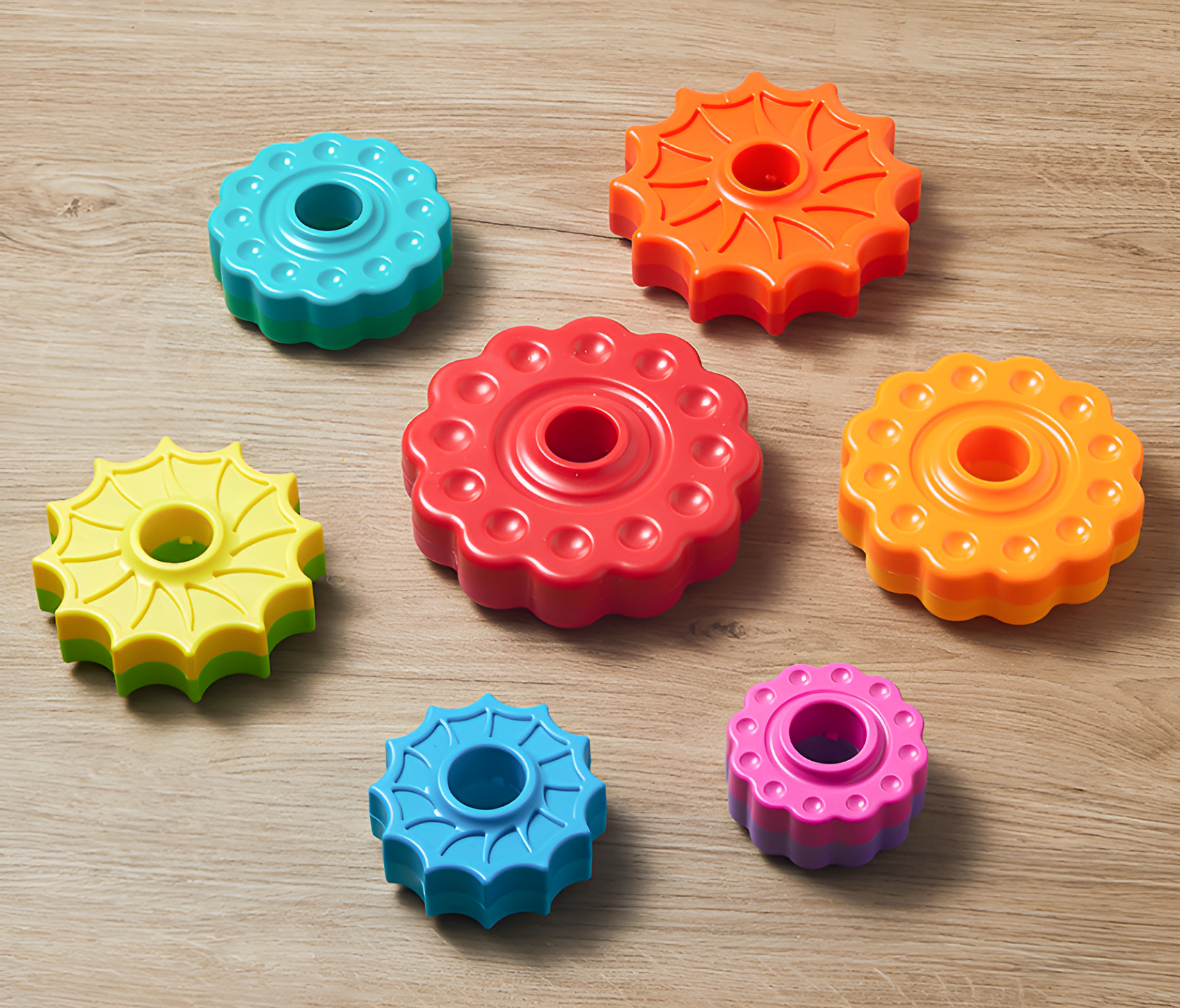 Montessori Drehstapelspielzeug für kreative Köpfe