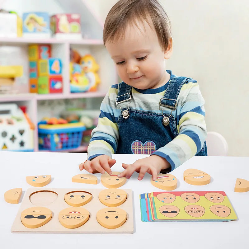 Puzzle für Kinder – Emotionen erkennen mit Gesichtsausdrücken