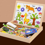 Wooden Creative Play Board for Children – Farm & Numbers Set