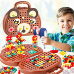Kreativitätsfördernde Montessori-Mosaik-Bohrset