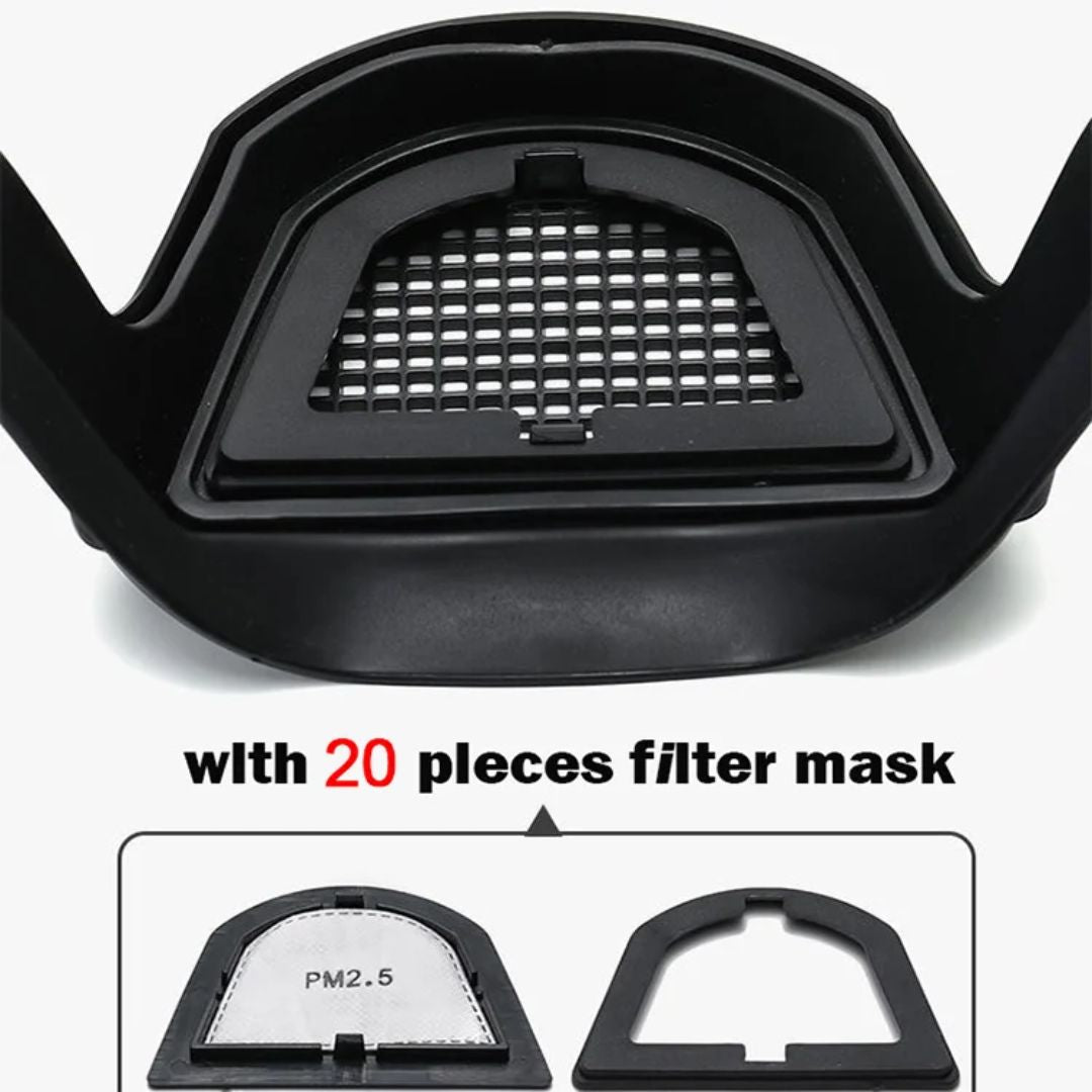 Vielseitige Gesichtsmaske für umfassenden Schutz
