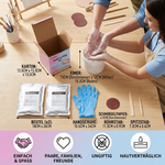 3D Gips Erinnerungsset für Paare und Familien – Handabdruck-Set