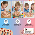 Educational Wooden Toy for Children - Handmade Rotating Bean Fidget Toy