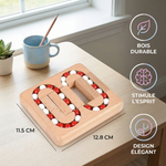 Educational Wooden Toy for Children - Handmade Rotating Bean Fidget Toy