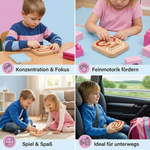 Educational Wooden Toy for Children - Handmade Rotating Bean Fidget Toy