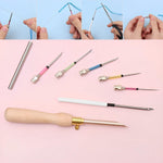 Comfortable Sewing and Awl Set with Ergonomic Handle