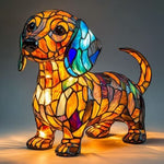 Hunde-Lampe für eine gemütliche Atmosphäre | Warmes Licht | USB-Betrieb