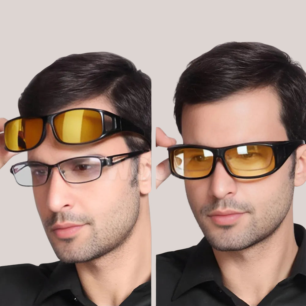 Night driving glasses with anti-glare technology for safe driving