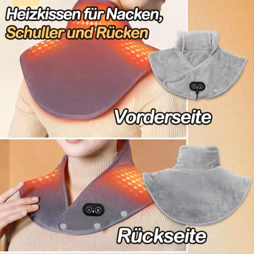 Ergonomic Neck and Shoulder Massager with Heat