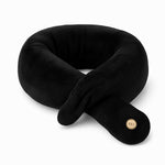 Neck pillow with integrated massage - ideal for car journeys and flights