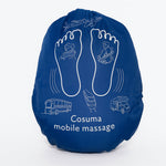 Neck pillow with integrated massage - ideal for car journeys and flights