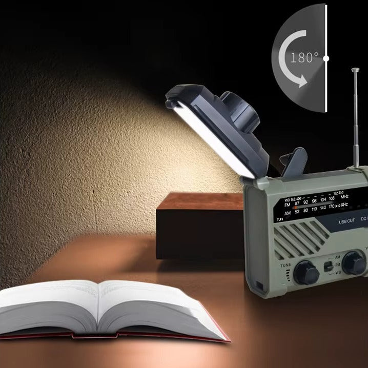 Survivor – Multifunktionales Notfallradio mit Solarenergie und Handkurbel