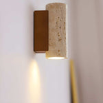 Elegant Natural Stone Wall Light – Compact LED Lighting for Your Home