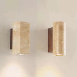 Elegant Natural Stone Wall Light – Compact LED Lighting for Your Home