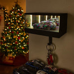Wandmontierter Schlüsselhalter mit LED-Beleuchtung für die Garage
