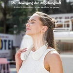 Tragbarer Nackenventilator für erfrischende Momente