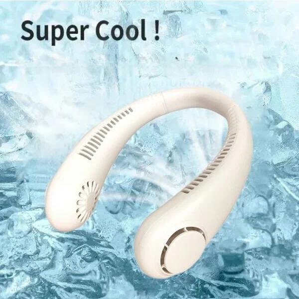 Tragbarer Nackenventilator für erfrischende Momente