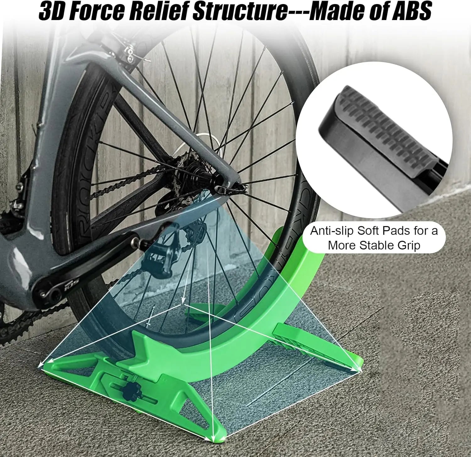 Stabiler Fahrradständer für alle Reifenbreiten