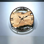 Transparente Wanduhr mit modernem Design und lautlosem Mechanismus