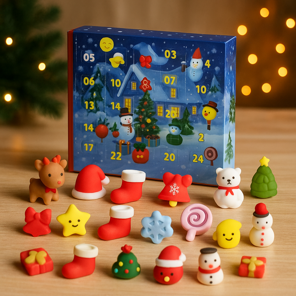 Adventskalender mit 24 Überraschungen – Countdown bis Weihnachten