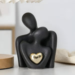 Elegante Figurine für Paare im minimalistischen Stil