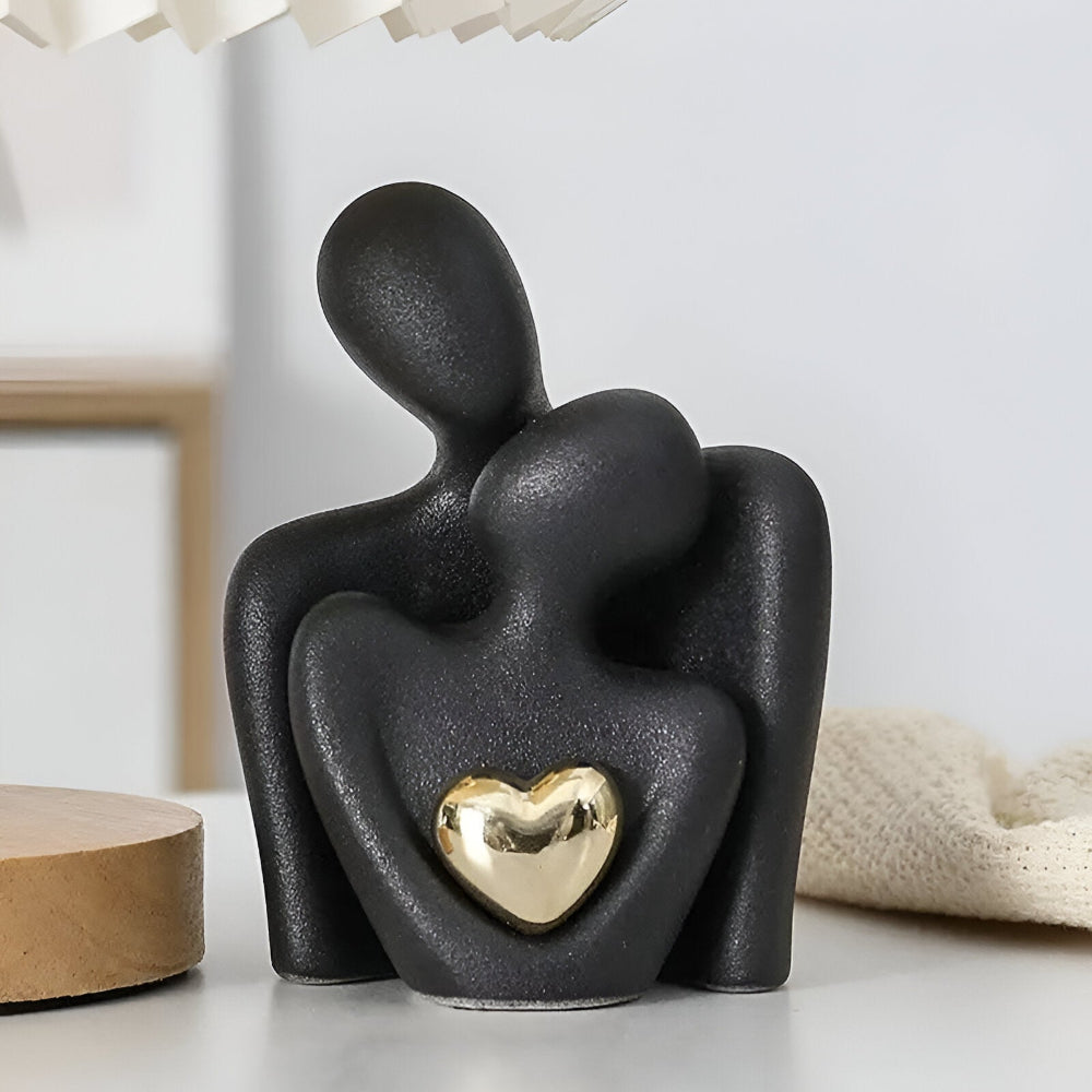 Elegante Figurine für Paare im minimalistischen Stil